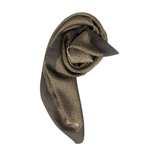 Borbonese Grey Silk Women Women's Scarf